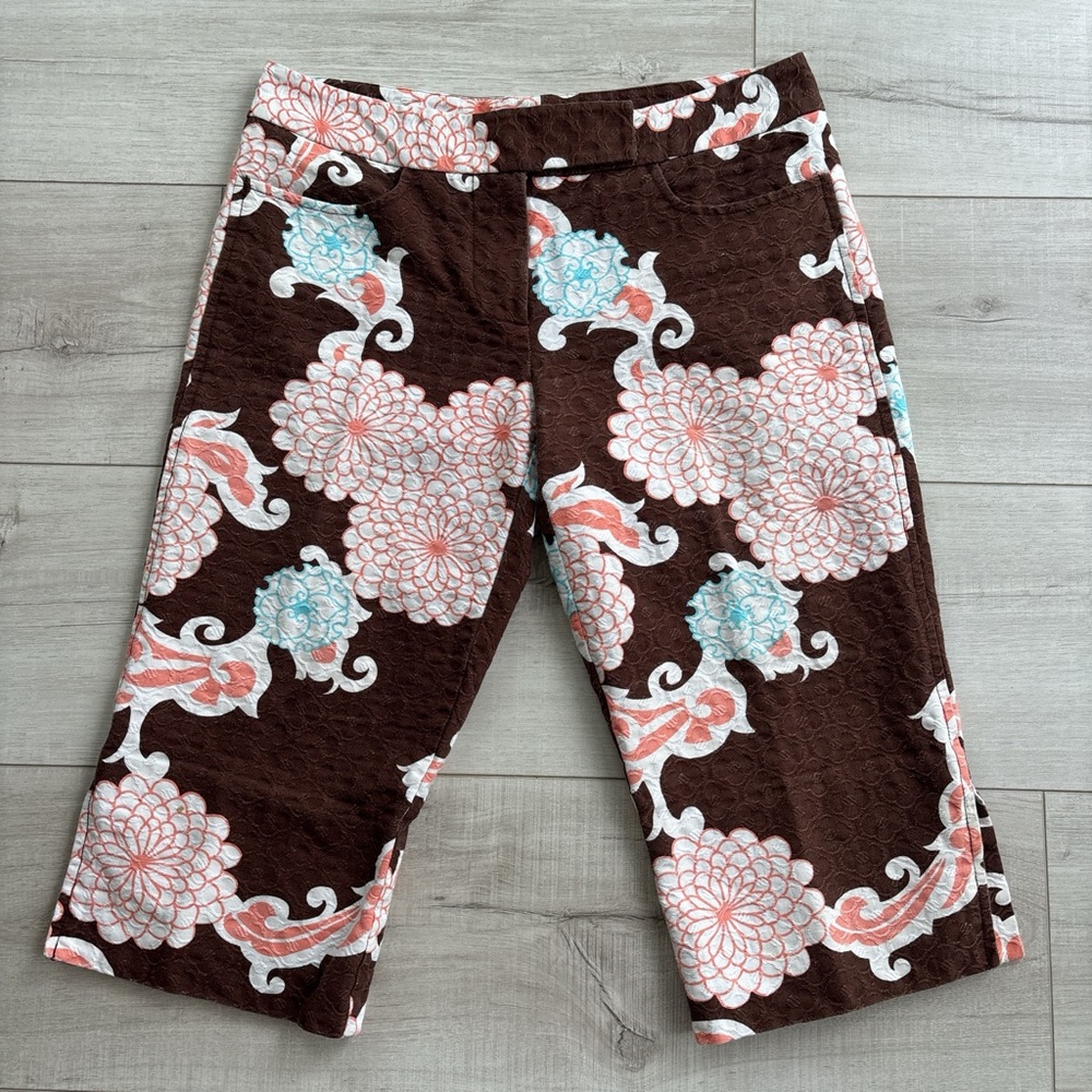 Trina Turk Patterned Textured Shorts
